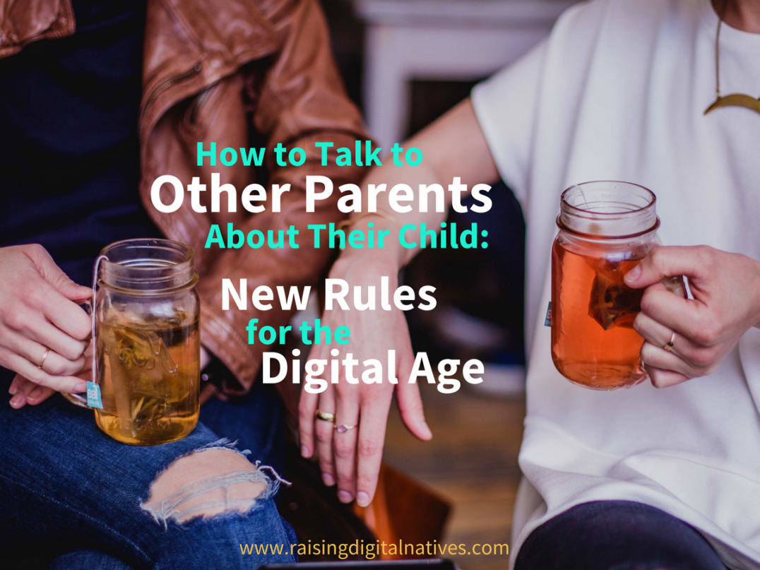 other parents, uncomfortable conversation, kids and technology